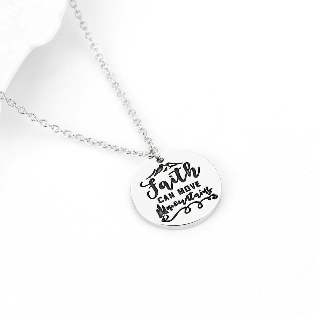 Faith Can Move Mountains Necklace