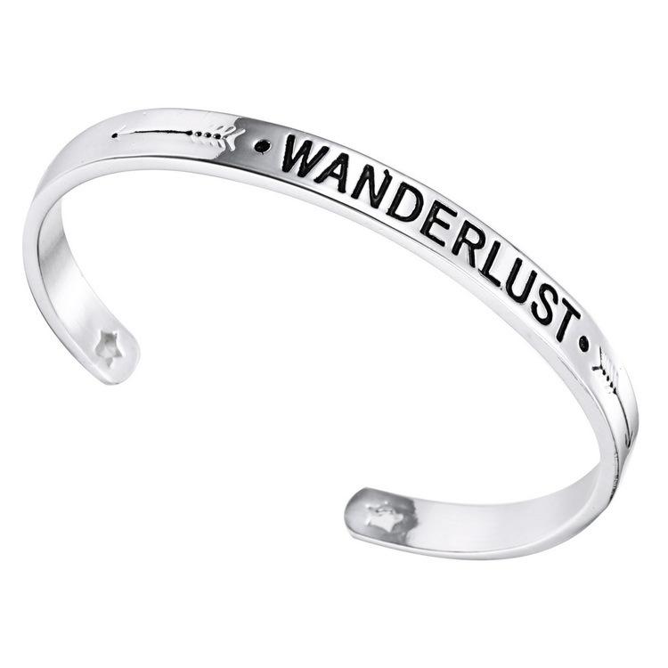 Inspirational Quote Cuff Bracelet