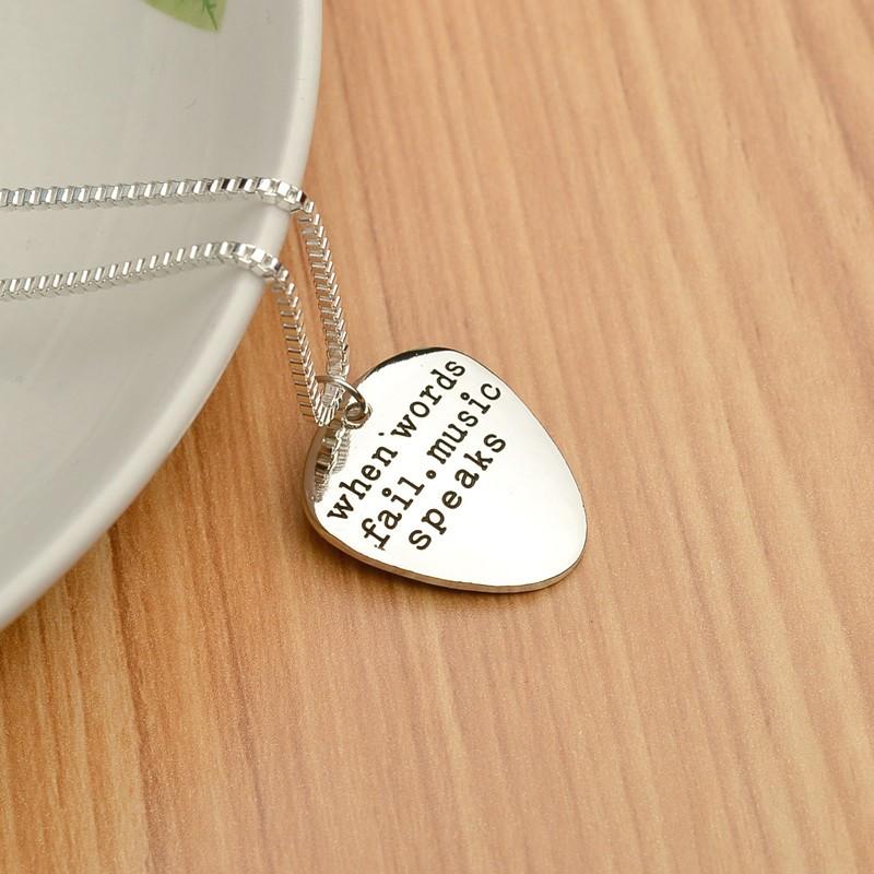For Musician Inspirational Necklace