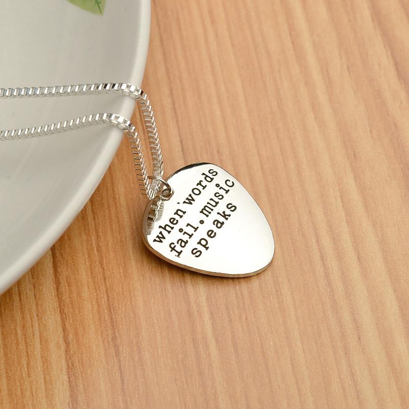 For Musician Inspirational Necklace