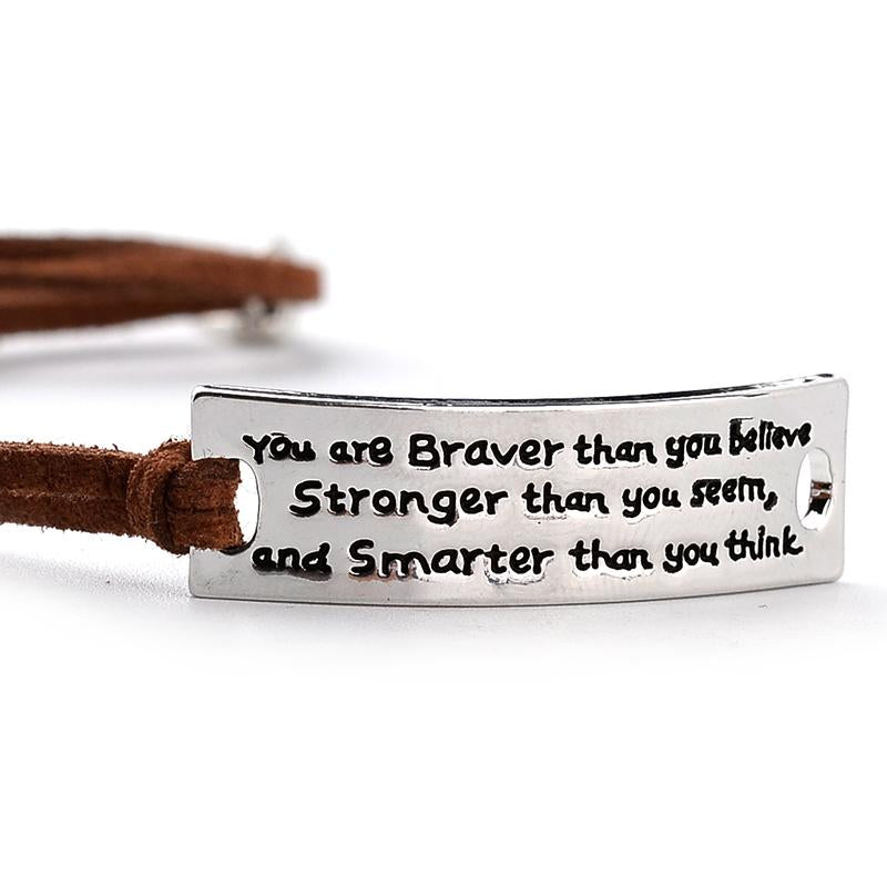 Brave Inspirational Bracelet