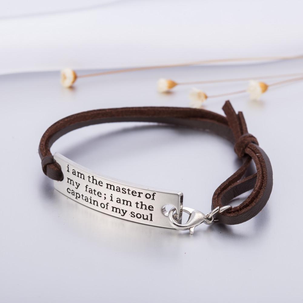 Master of My Fate Inspirational Bracelet