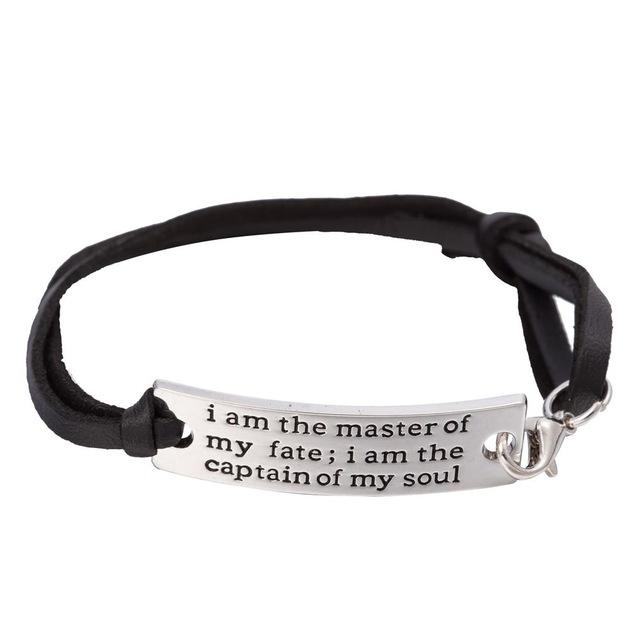 Master of My Fate Inspirational Bracelet
